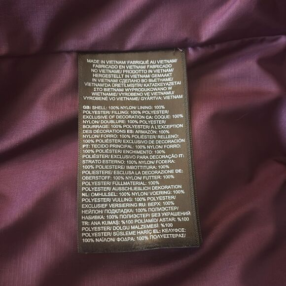 THE NORTH FACE Women's Flare Vest in Blackberry Wine Size L - Picture 5 of 10